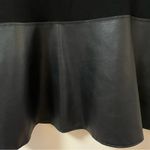 Bailey 44 Georgina Black long sleeve Dress with Faux Leather hem- Small- NWT Photo 6