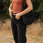 Nwt on 34th st rust orange ribbed short sleeve scoop neck tee medium​ Photo 0