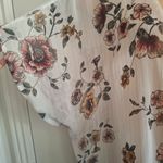 Maurices S/M Floral Kimono Cardigan White Size M Photo 6