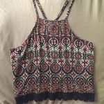 PacSun Twist Back Lace Knit Crop Top Photo 8