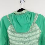 The North Face  ThermoBall Hybrid Jacket Green Full Zip Hooded Women's Medium Photo 7