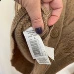 MNG Suit Open Knit Cardigan Sweater Deep V Photo 6