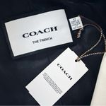 Coach NEW  Women’s Solid Short Trench Coat Bone Color Photo 9