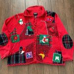 Designers Originals Studio Joy Vintage Christmas Cardigan Sweater size 1X Photo 0