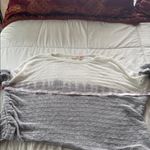 Maronie Gray Knit Sweater with Tie sides size M Size M Photo 3