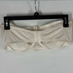 Victoria's Secret C14 - Victoria's Secert Unlined 3 Hook Underwire White Strapless Bra Size 38D Photo 2