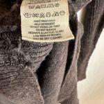 Free People  Lace Road Linen Blend Hi/Low Oversized Pullover Brown S Photo 7