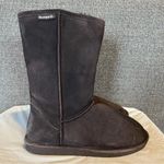 BEARPAW Women’s Elle Tall Classic Brown Suede Boots Sz 11 Winter Preppy Comfort Photo 0