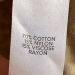 J jill crewneck animal printed knit top cotton blend Medium Petite Tan Size undefined Photo 6