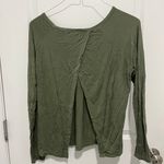 American Eagle Open Back Long Sleeve Shirt Photo 1