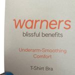 Warner's BLISSFUL BENEFITS underarm smoothing Comfort T shirt Bra NEW Size 34C Tan Photo 6