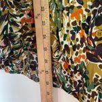 Bohme  Botanical Print Button Up Long Sleeve Boho Blouse Women's Size XL Photo 6