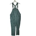 The Nines by Hatch Olive Green Denim Maternity Overalls XL Casual Postpartum Photo 2