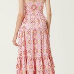 NWOT Borgo de Nor Clio Sweetheart Midi Dress in Palermo Pink Size 10 US (14 UK) Photo 1
