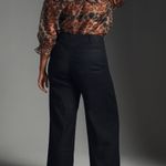 Anthropologie Maeve The Colette Linen Blend Wide-Leg Crop Pants, Size 32 Tall Photo 5