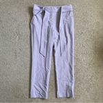 Loft 🛎️ 5/$20  Marisa Tie Waist Dress Pants Size 0P in Lavender Photo 1