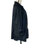 Style & Co SZ 18 Top Faux Button-Up Roll-Tab Sleeve Pocket Stretch Side Zip Photo 6