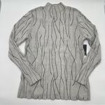 Nic+Zoe  Women's Knit Sweater Tunic Mock Neck Long Sleeve Size XL New Photo 3