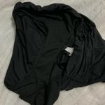 black y2k ruched micro mini swim bikini skirt Size L Photo 4