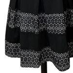 Tiana B . Fit & Flare Party Dress Cap Sleeves Black Illusion Lace Women’s 14 Photo 8