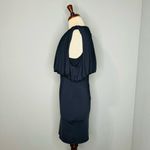 ZARA  New Black Sleeveless Draped Mini Balloon Casual Dress party Size M Photo 8