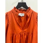 Never A Wallflower High Neck Ruffle Cotton V Photo 1