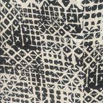 Garnet Hill  100% Silk Bell Flare Sleeve Shift Beige Black Midi Dress size 10 Photo 5