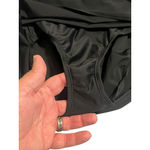 Merona Swim Dress One Piece Suit Womens S Black Tie Neck Brief Bottoms Padded Photo 5