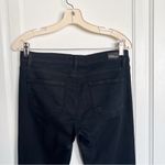 Paige  • Verdugo Ankle Skinny Jeans black denim gold ankle zippers Photo 9