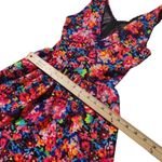 AQUA Size Small Bright Florescent Floral Flower Dress S Summer Chic Girly Cute Photo 4