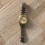 Seiko Automatic 17 Jewels Vintage Ladies Watch Gold Bracelet Dial Date Window Photo 7