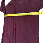 LL Bean Supima Cotton Cardigan and Tank Top Set Deep Purple Womens Medium Small Photo 7