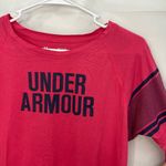 Under Armour EUC women’s pink blue long sleeve heat gear active athletic shirt S Photo 3