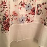 Torrid lightweight floral print pull over top. Photo 2