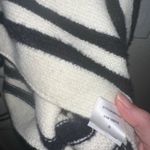 Shop Priceless Priceless Women's V-Neck Striped Sweater - Cream and Black Photo 2