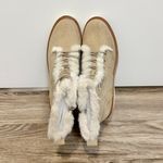 Madden Girl Carraf Hiker Boot Faux Fur Sand Beige Size 9 BRAND NEW Photo 6