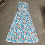 Tori Richard Honolulu Vintage Hawaiian Sleeveless Floral Maxi Dress Waist Belt 6 Photo 6