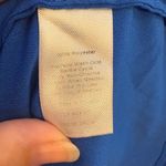 Talbots Women's Blue Roll Tab Sleeve Button Down Shirt Size Large Photo 3