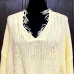 Polly & Esther Rugged Oversized longsleeves Soft Yellow sweater Size Medium Photo 3