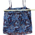 Bishop and Young Blue, Deep Purple, Brown & Metallic Gold Paisley Cami Tank Top S Photo 9