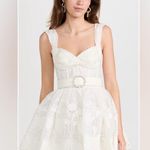 Zimmermann  The High Tide Mesh Embroidered Mini Dress Size 2 /Medium Photo 3