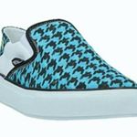 Vetements Baboush Slip On Sneakers Blue houndstooth canvas Size 8 Photo 1