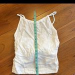 Cloth & Stone Anthropologie  white ruched camisole top size M Photo 6