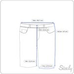 Liz Claiborne  Classic Denim Jean Shorts Cuffed Hem Pockets Petite‎ 14 NWT Photo 4