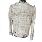 Lulumari š NWT Fringe/Distressed Edge Lightweight Jacket Blazer Size Medium Photo 1