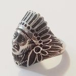 New‎ stainless steel Indian ring size 12 Silver Photo 1