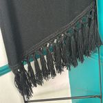 Etcetera Wool asymmetric, midi skirt with sweater, yarn, fringe across bottom, unique Photo 1