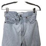 IRO Aven light blue Paper Bag Waist Jeans with raw hem sz 24 Photo 3