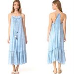 MISA Los Angeles  Tassel Blue Maxi Tassle Small Sundress Spring‎ Photo 1