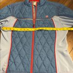 Pearl Izumi Women’s Quilted Jacket Size L Blue Red EUC Photo 13